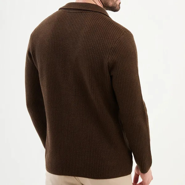 Refined Long Sleeve Knit Cardigan
