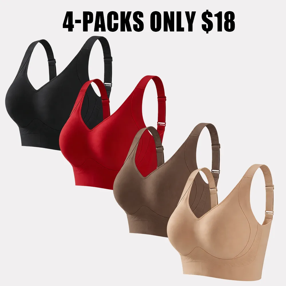 Plus Size Back Fat Smoothing Jelly Bra