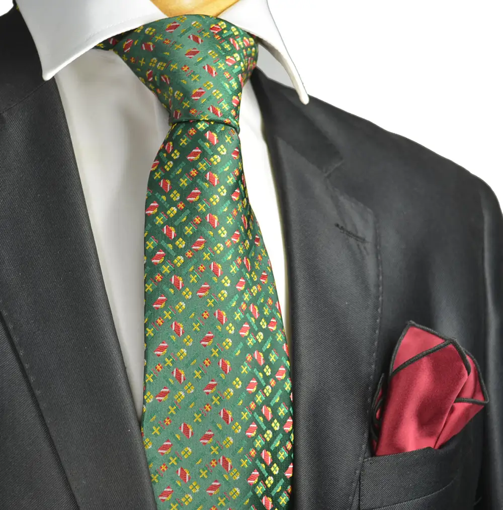 Contemporary Classic Men's Necktie Accessory Set