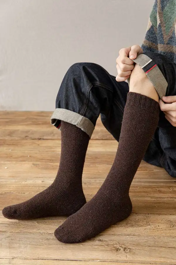 Wool Knee High Socks