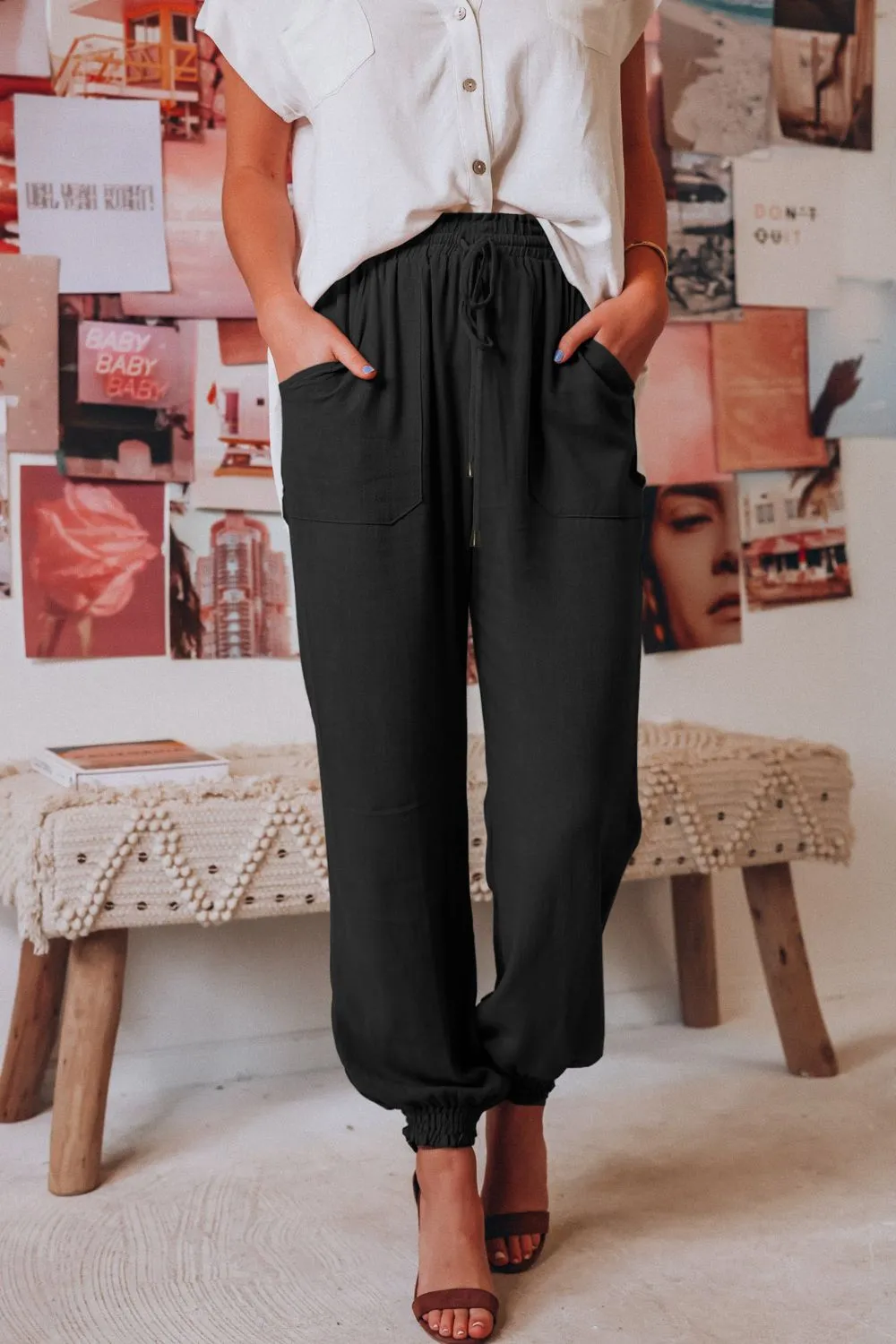 Relaxed Refined Pocketed Jogger Pants
