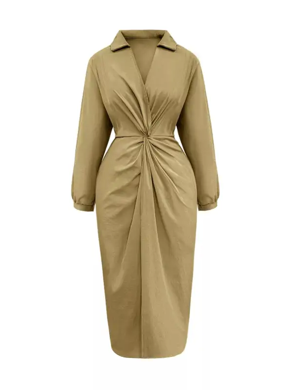 Twist Midi Dress
