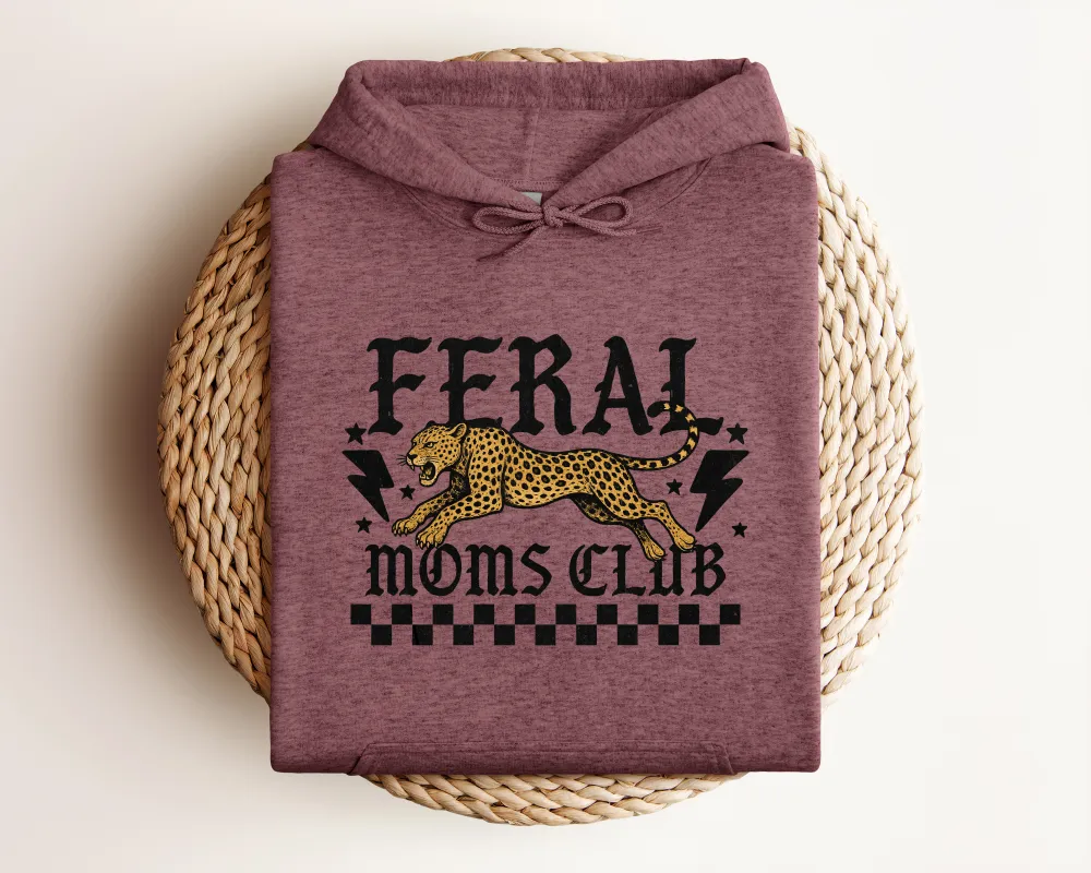 Mom Club Graphic Pullover Hoodie