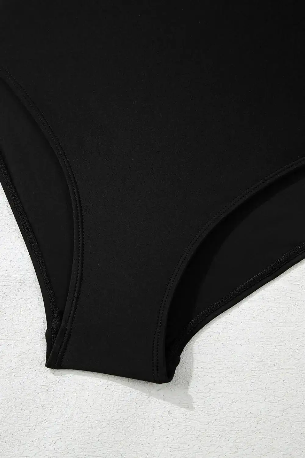 Side Tied Waist Square Neck Swim Dress