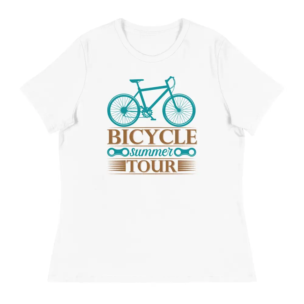 'Relaxed T-Shirt Bicycle Summer Tour
