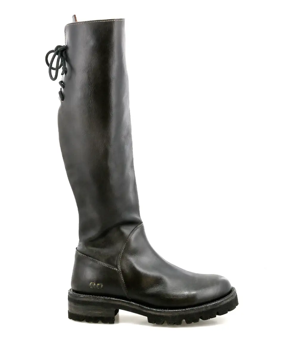 Side-Zip Lace-Up Distressed Everyday Boots