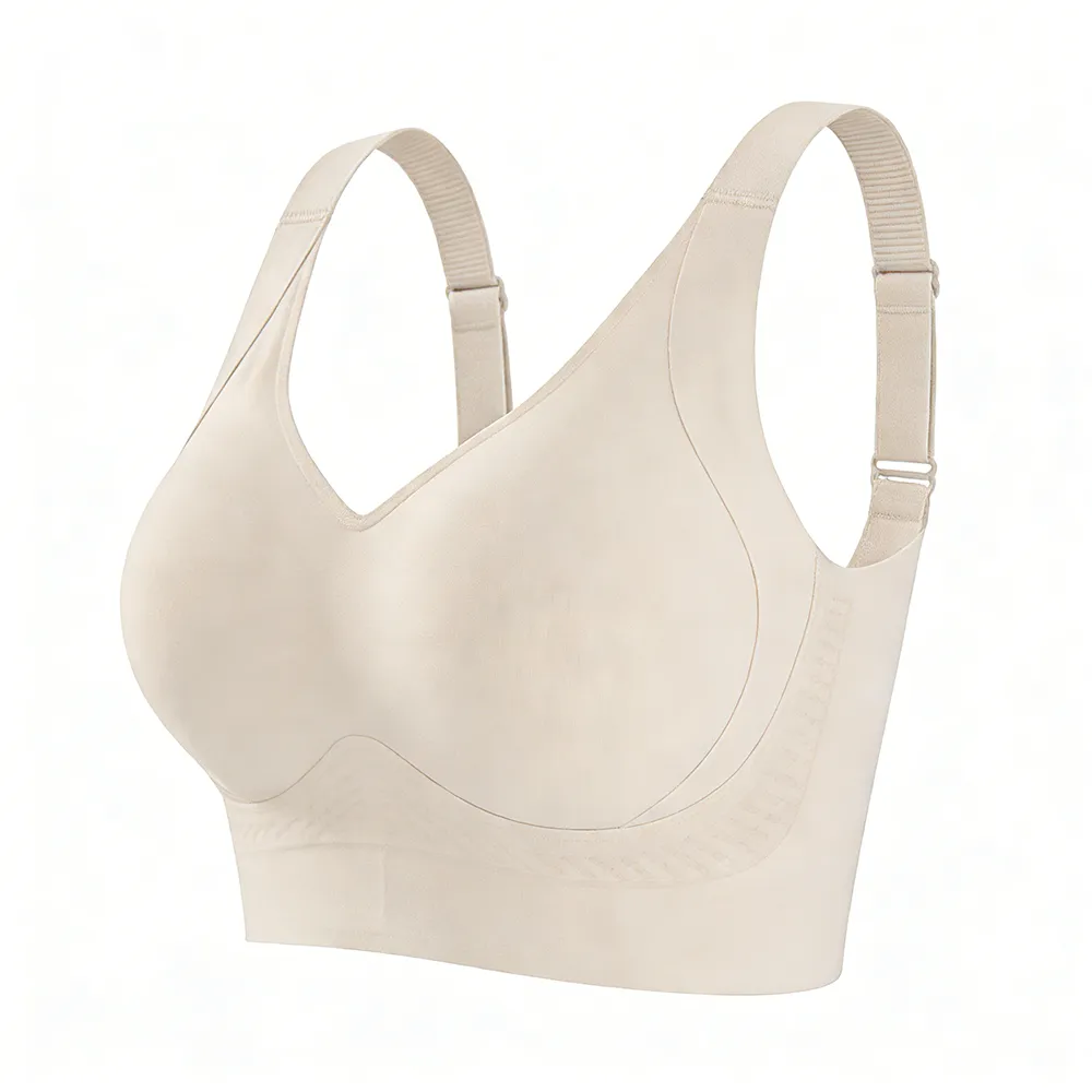 Plus Size Back Fat Smoothing Jelly Bra