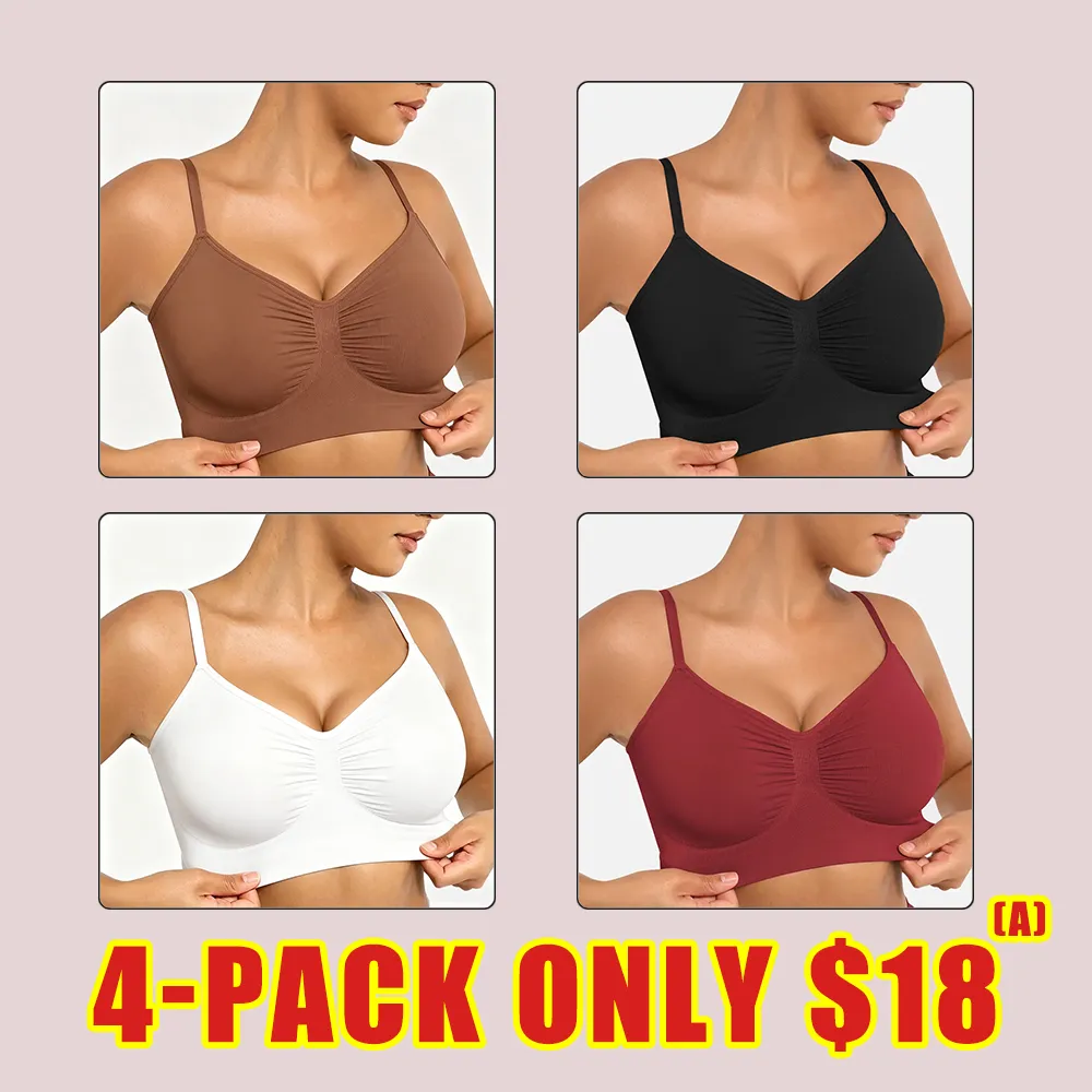 Women's Wireless Bra Comfort Bralettes No Underwire Unlined Cami Bra