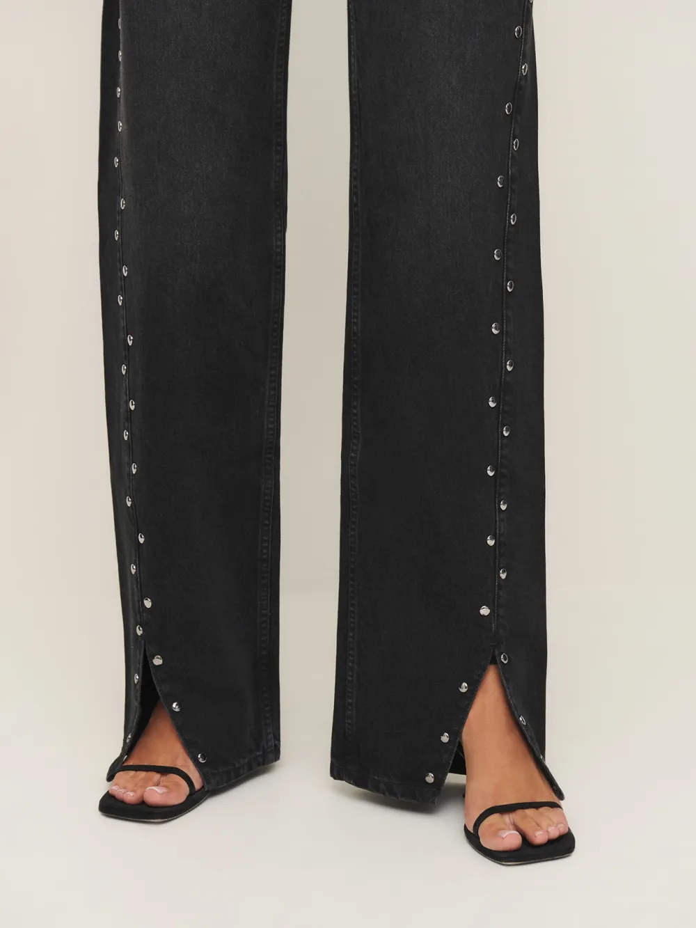 Leopard Print Wide Leg Jeans