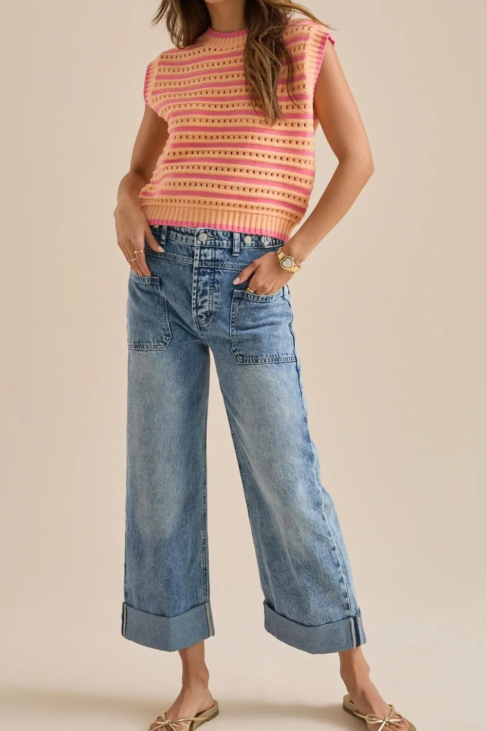 Oversized Sweater Vest