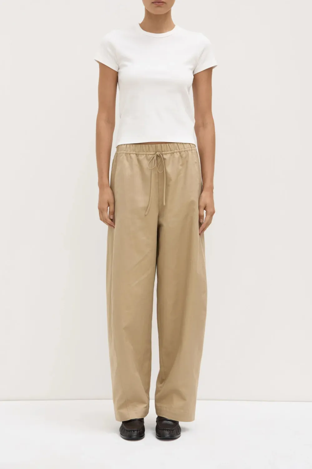 Cotton And Linen Blended Pants