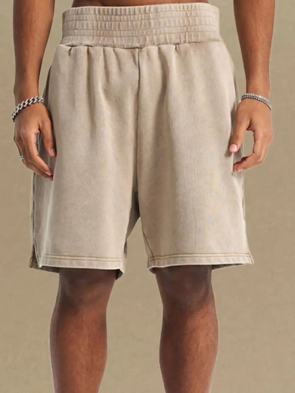 Weekend Cotton Blend Easy Waist Casual Shorts