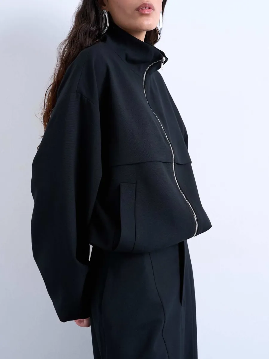 Cargo Style Hooded Parka Coat