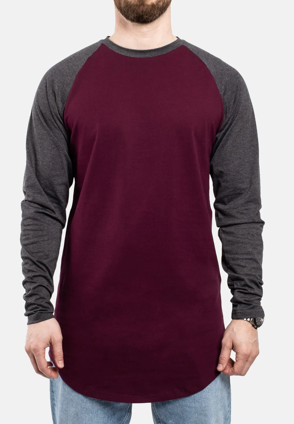Refined Baseball Longline Tee