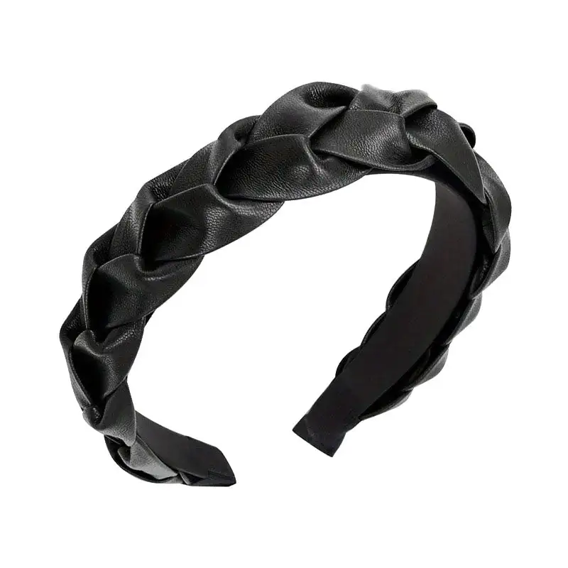 Braided Leather Headband
