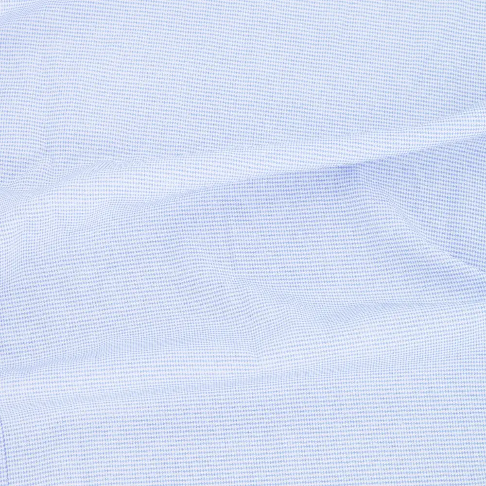 Mini-Check Four-Way-Stretch Men's Dress Shirt