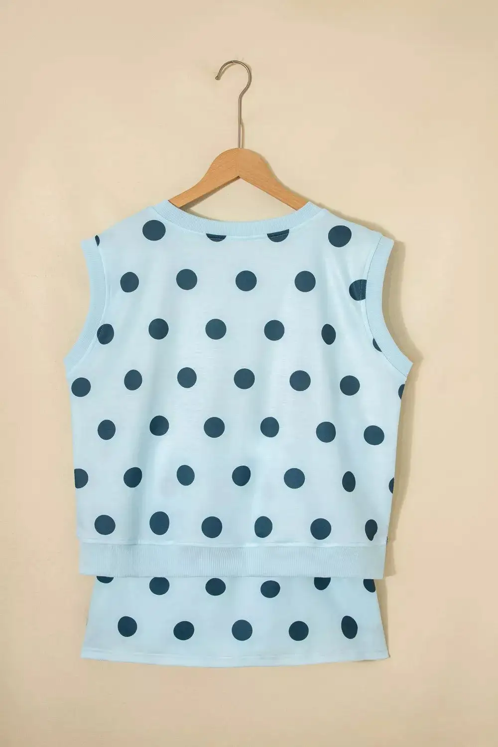 Polka Dot Sleeveless Top