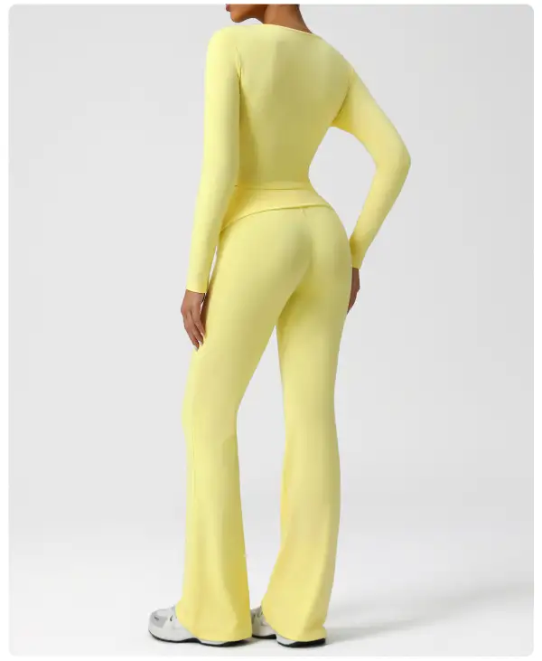 Yoga Running Top and Trousers Active Set
