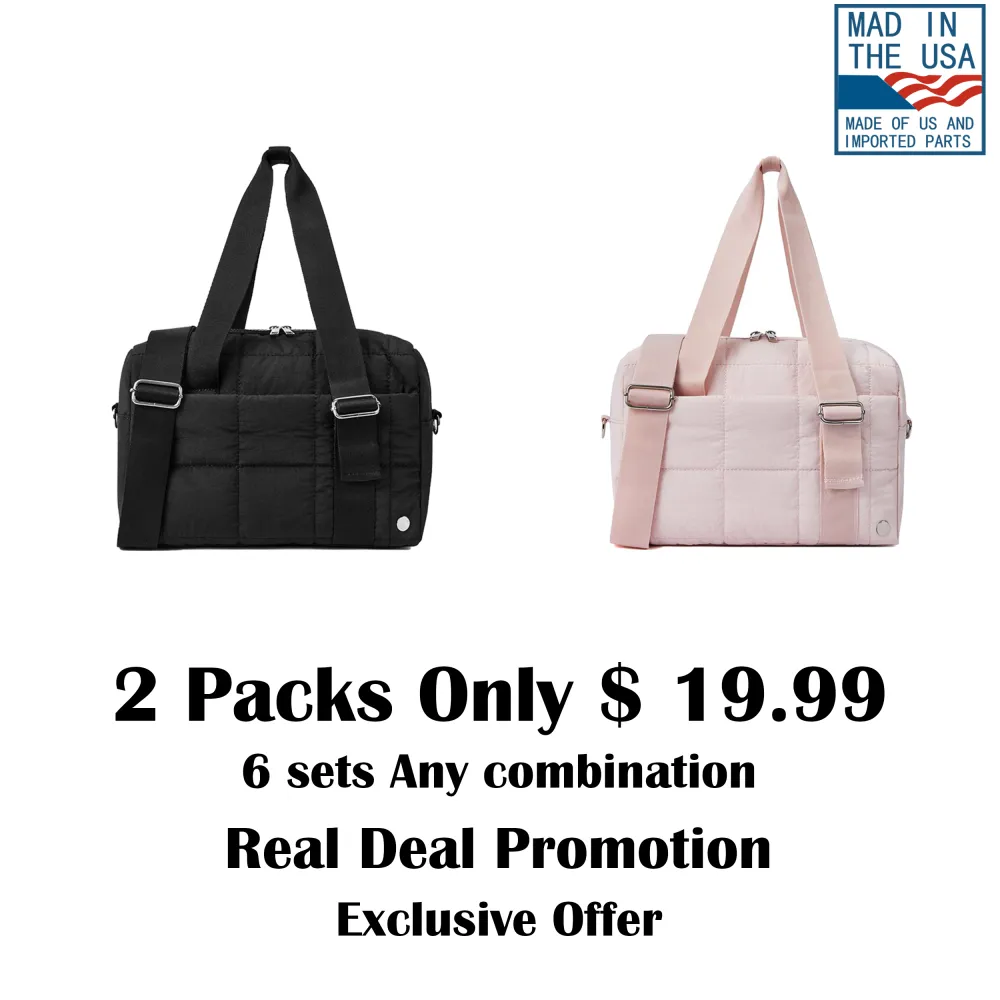 👜 Puffer Women Gym Crossbody Fashion Bag Quilted • Lightweight • Waterproof • Stylish • Fall Must-Have  🔥 Fall TikTok Shop Deals — Up to 40% OFF! 🔥