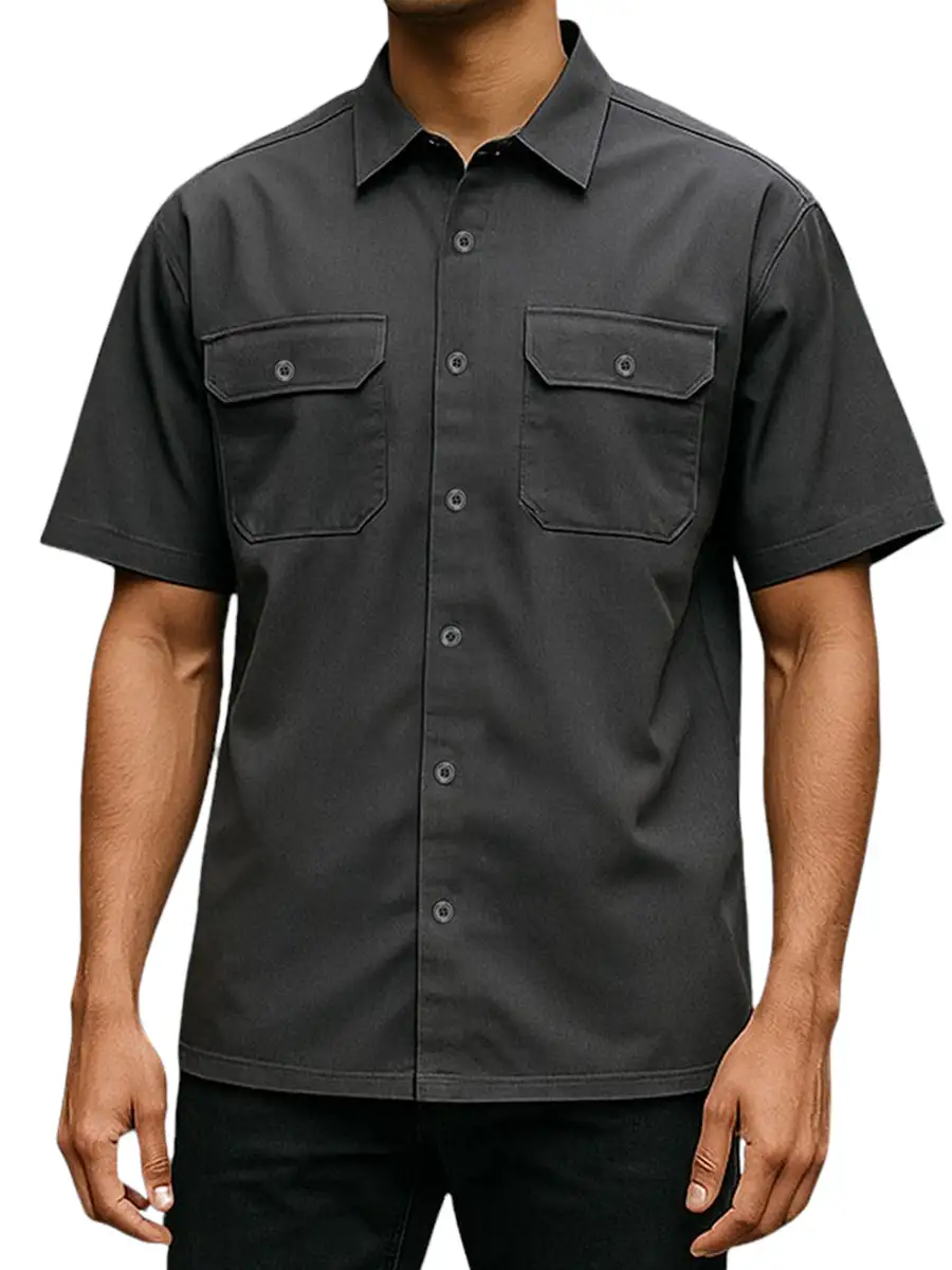Twill Utility Work Shirt