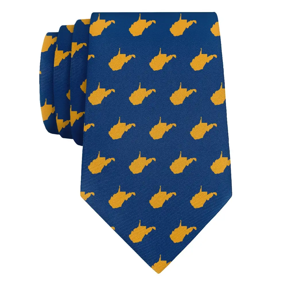 Timeless Outline Emblem Statement Necktie