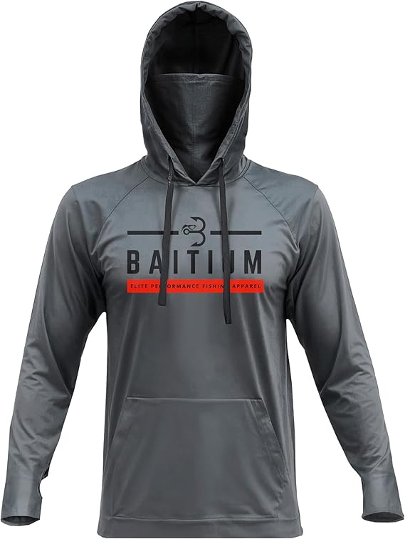 Fishing Shirts for Men Hooded Long Sleeve – UV Sun Protective T-Shirt Tee
