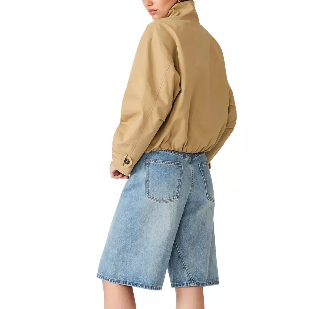 Cotton Zip Front Jacket