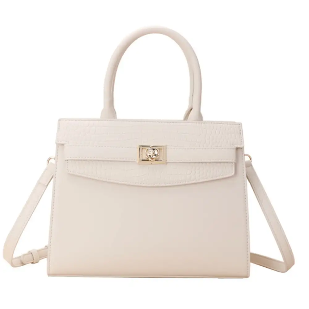 Top Handle Leather Handbag