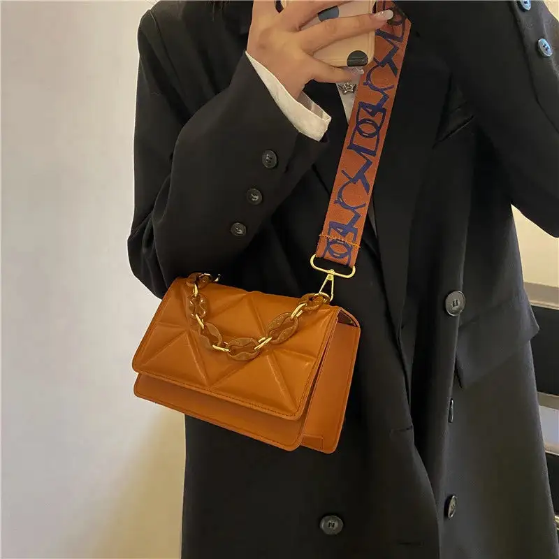 Womens Fashion Pu Crossbody Bag Small Messenger Shoulder Purse Luxury Brand Mobile Wallet