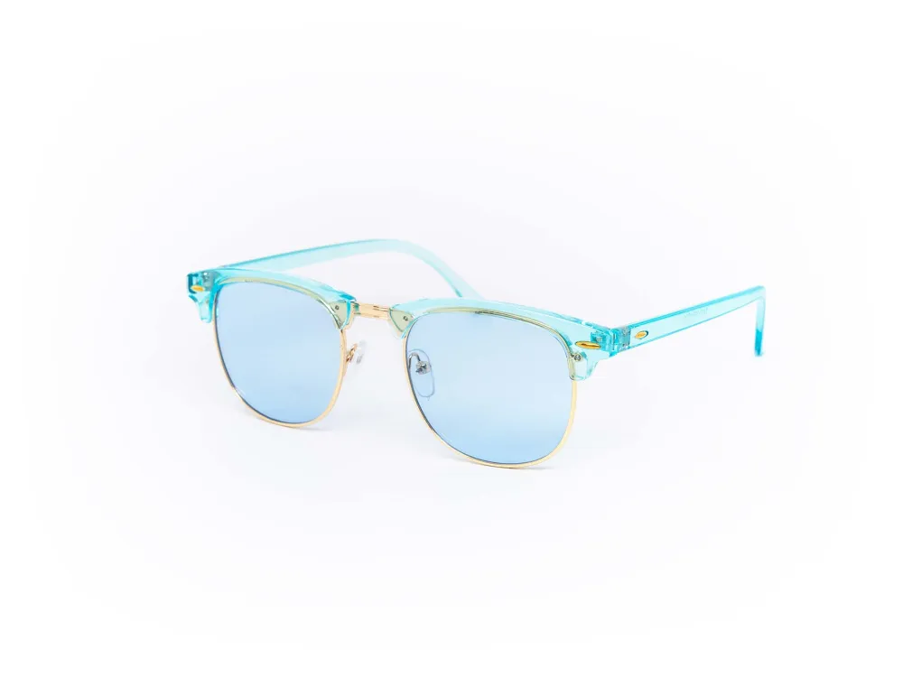 12-Pack Classic Clubmaster Gold Accent Sunglasses