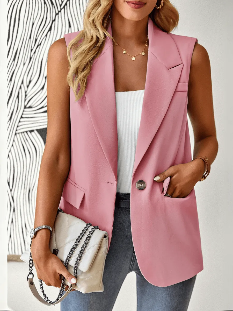 Polished Tailored Blazer Vest