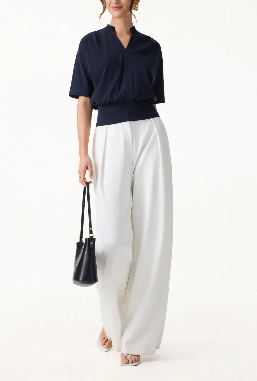 V-Neck Short Sleeve Top