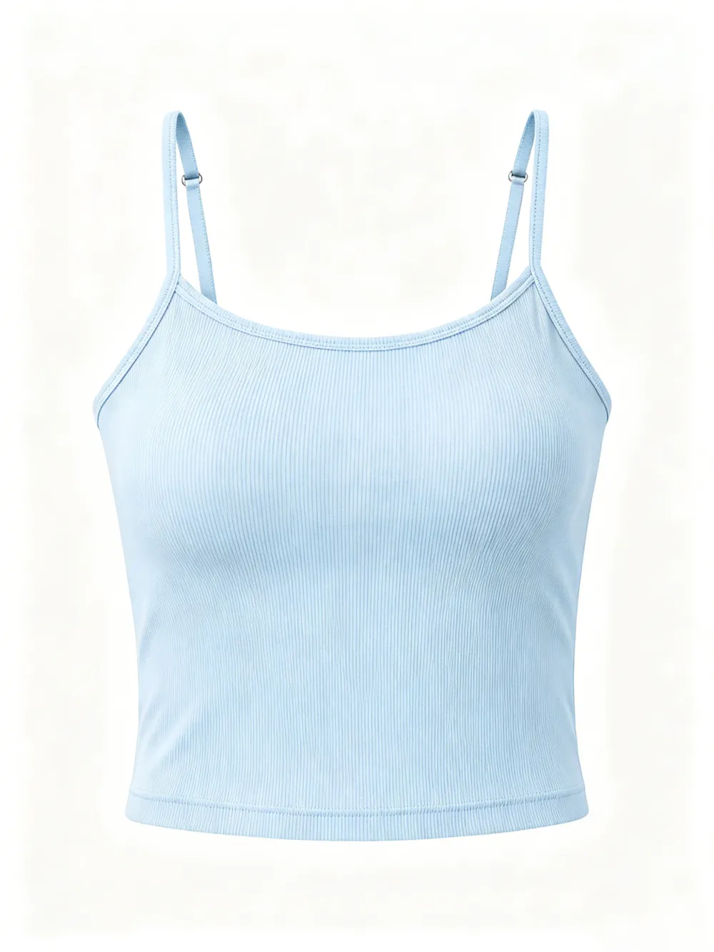 Women's Solid Ribbed Cami Tank Top