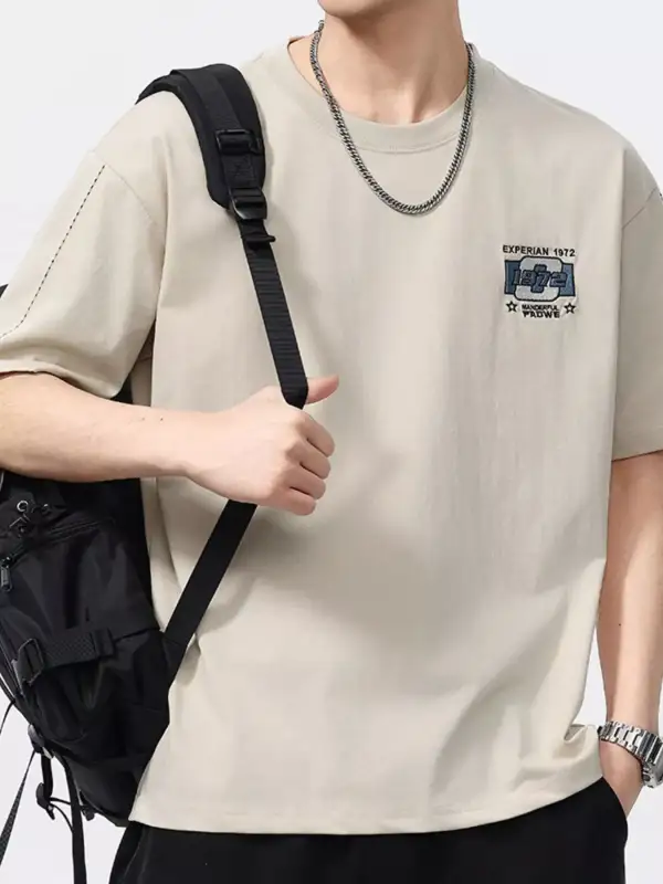 Embroidery Pattern Oversized T-Shirt