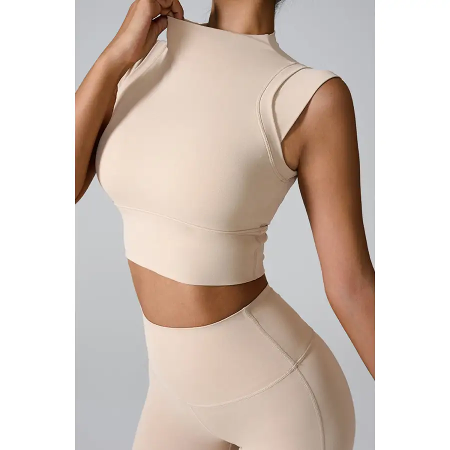 Mock Neck Active Tank