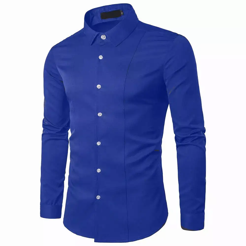Everyday Long Sleeve Slim Fit Casual Dress Shirt
