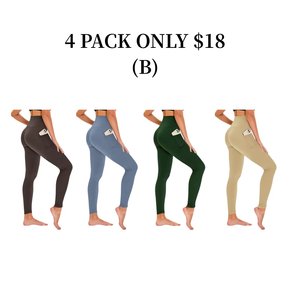 Women's High Waisted Fleece Yoga Pants