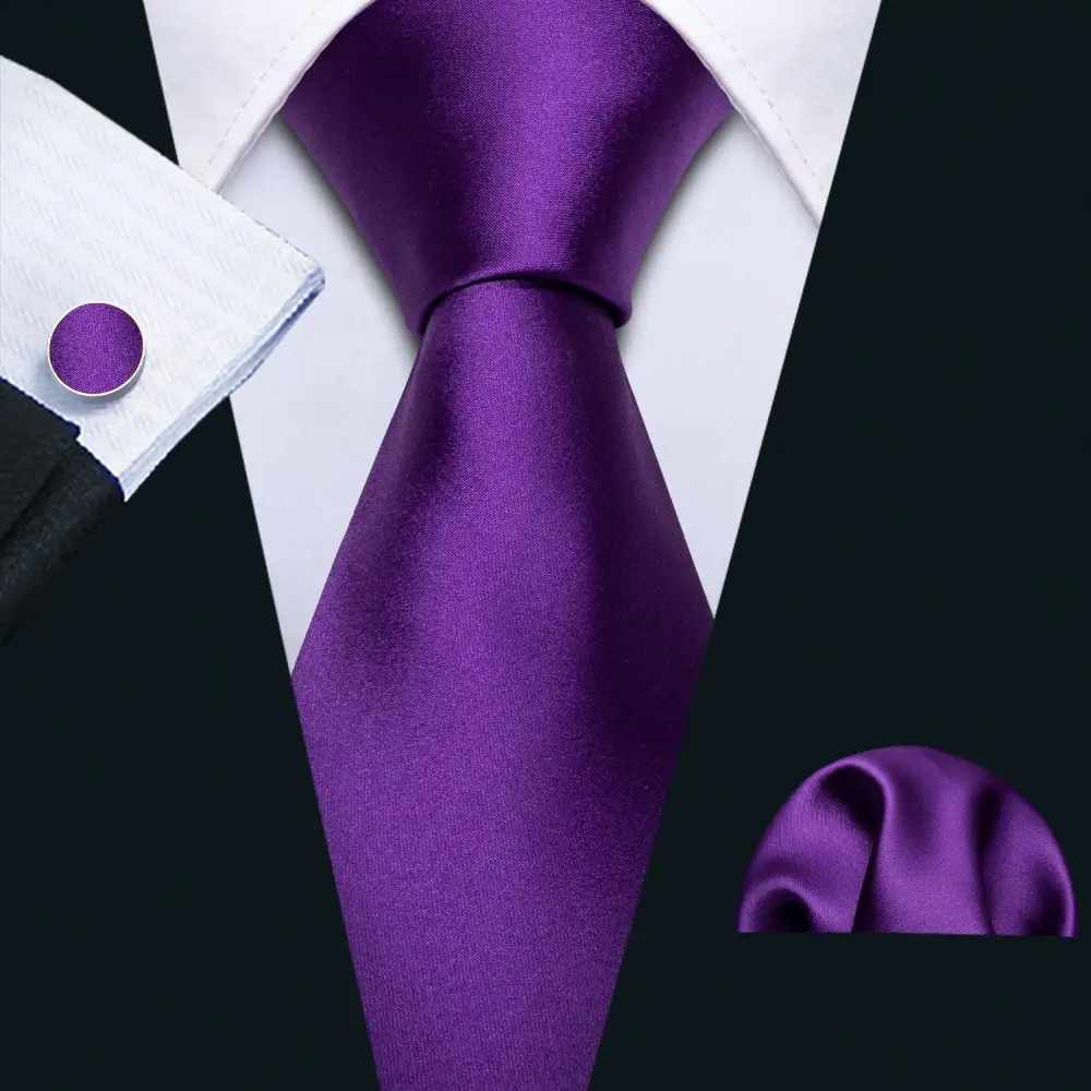Classic Solid Necktie Set