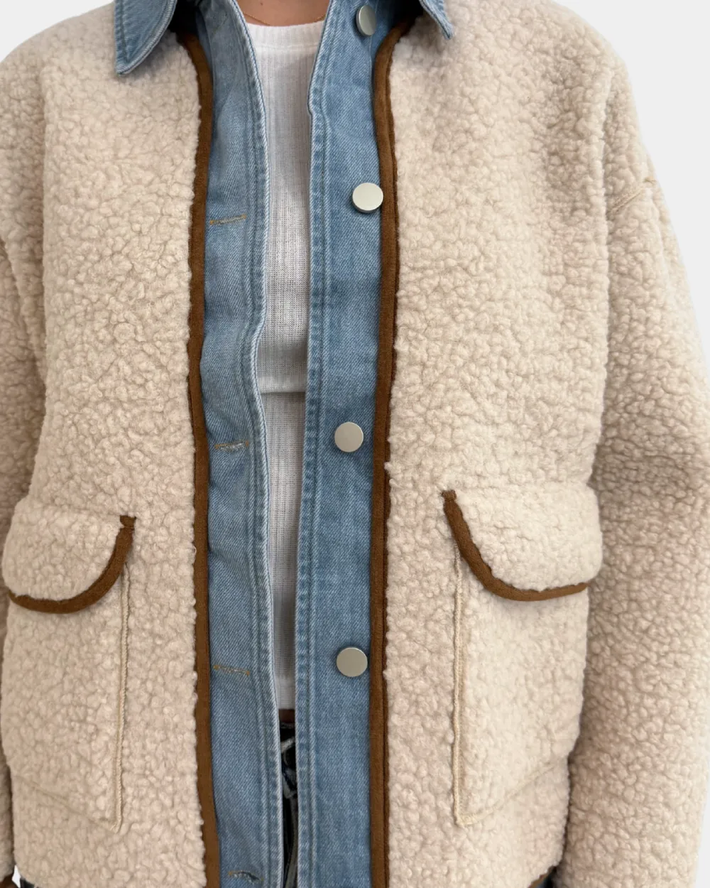 Layered Fleece Jacket