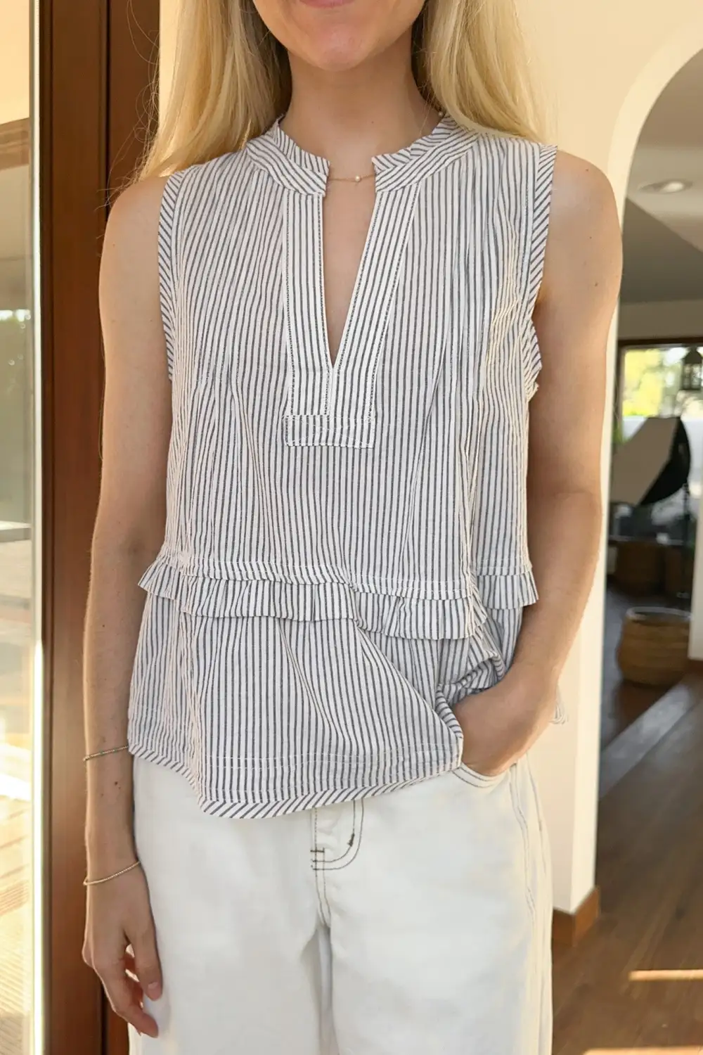 Simple Soft Cotton Blouse