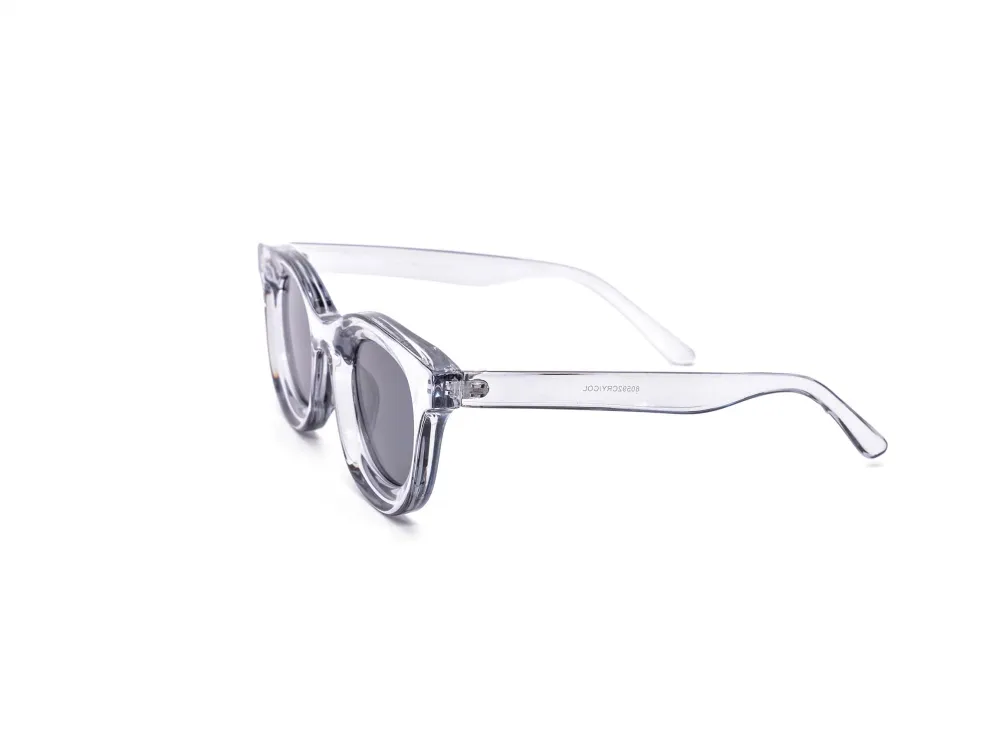 12-Pack Retro Round Translucent Sunglasses