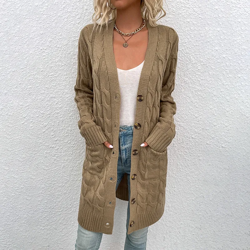 Women's knitted jacket sweater