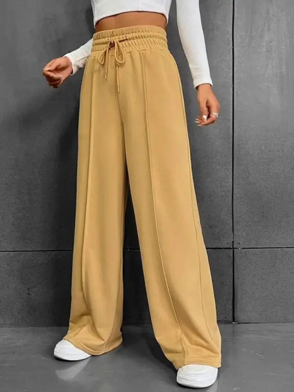 Straight Leg Loose Sweatpants Wide Outdoor