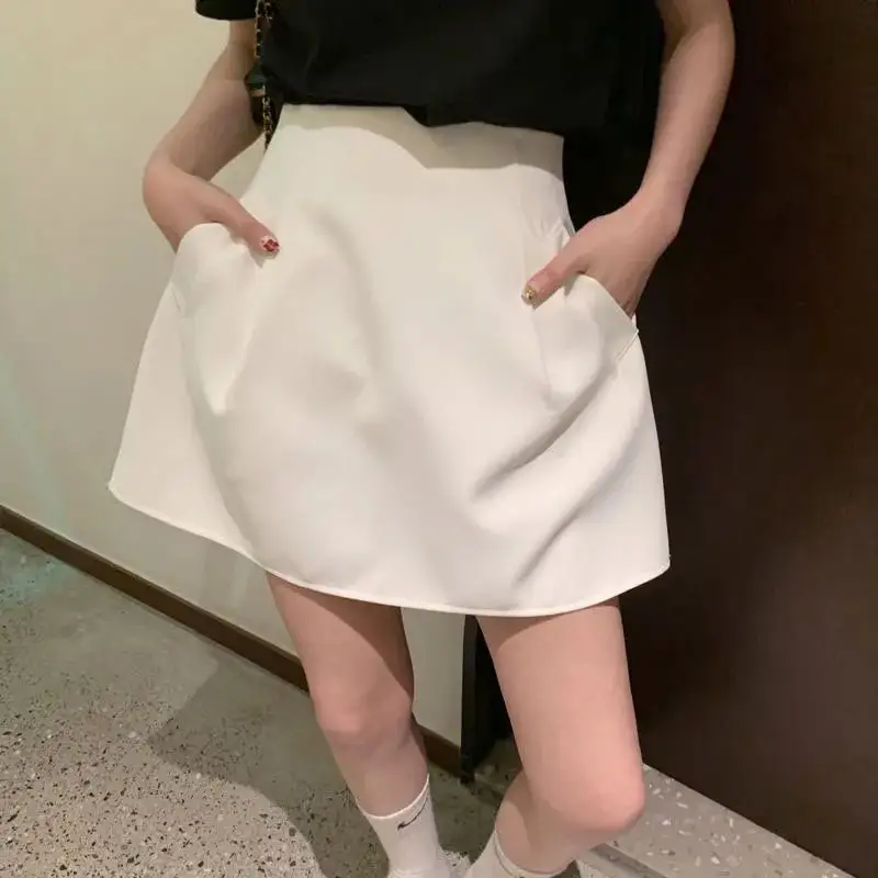 A-Line High-Waist Puffy Skirt