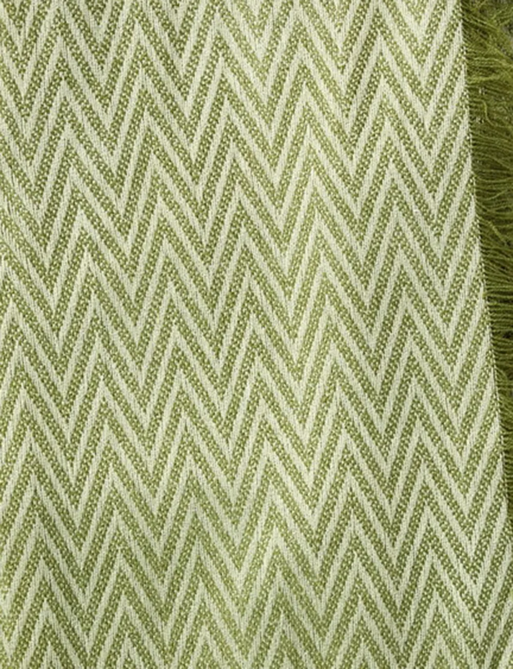 Fresh Green Herringbone Scarf