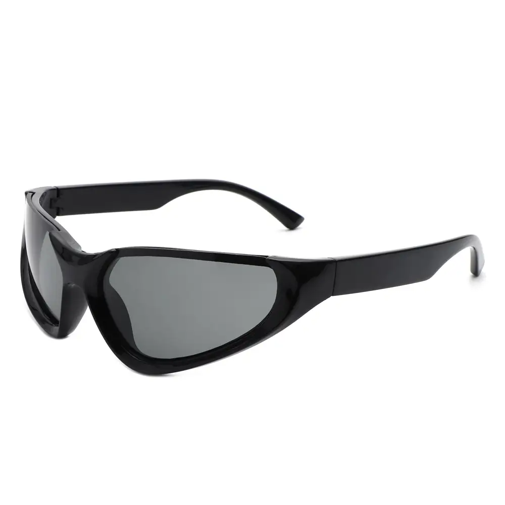 Rectangle Round Frame Sunglasses