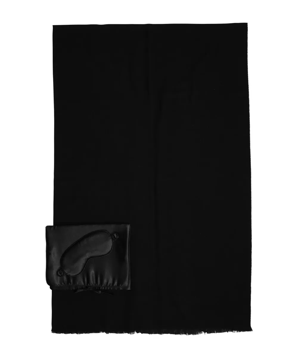 Plain Casual Style Travel Wrap Set