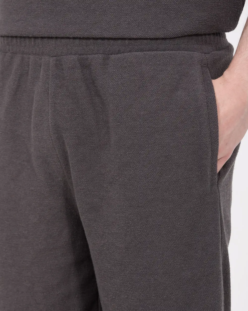 Modern Textured Drawstring Shorts