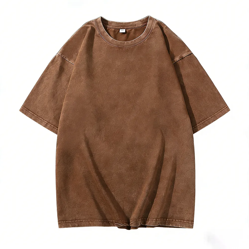 Acid-washed T-shirt