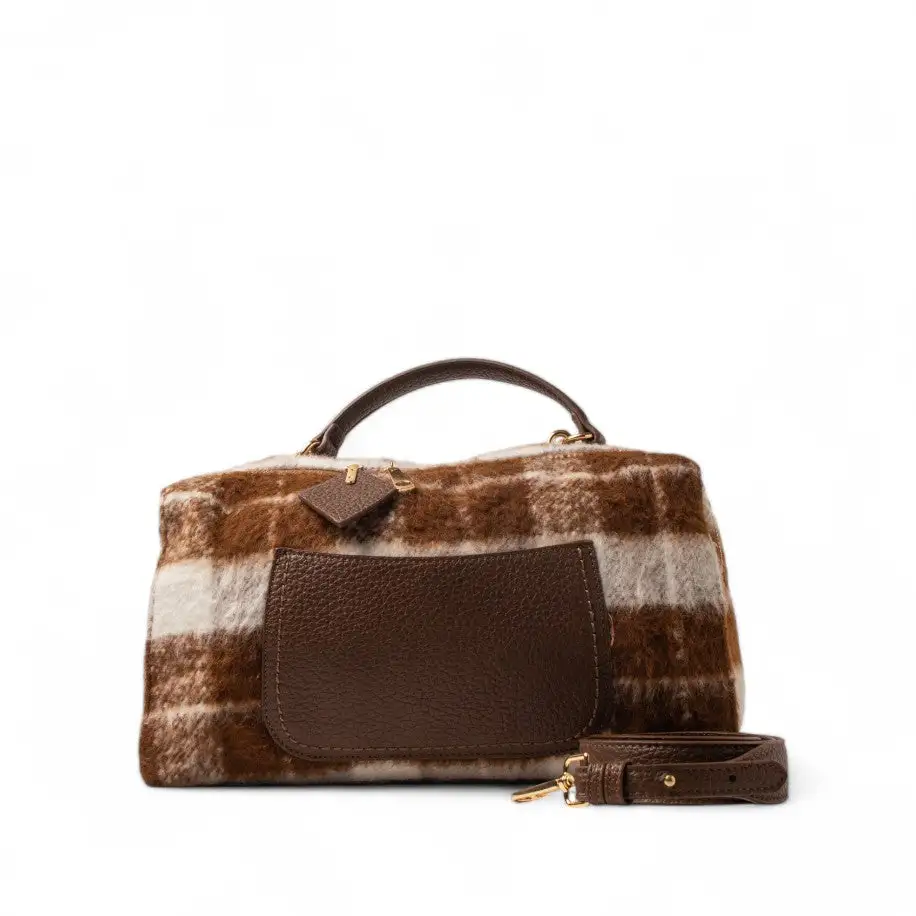 Simple Shoulder Fur Handbag
